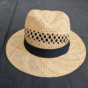 100% straw summer hat large size